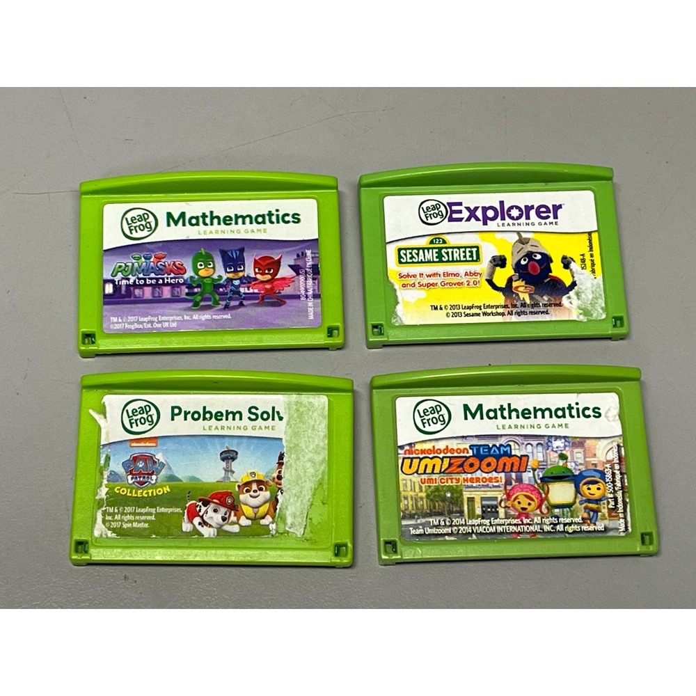 LeapFrog LeapPad Explorer Games- PJ Masks, Umizoomi, Paw Patrol, Sesame Street